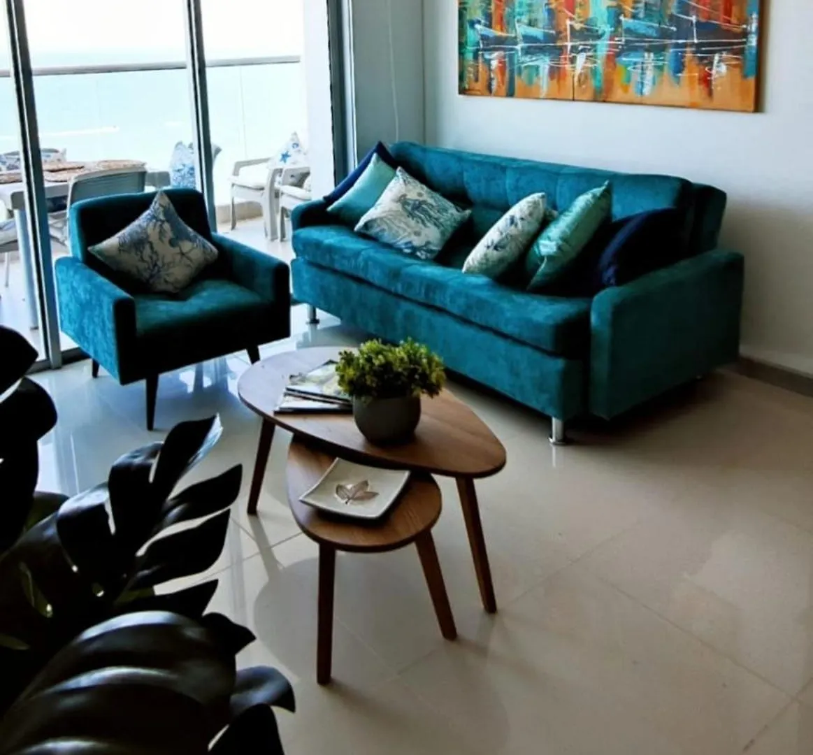 De Frente Al Mar Palmetto Beach Cartagena Daire